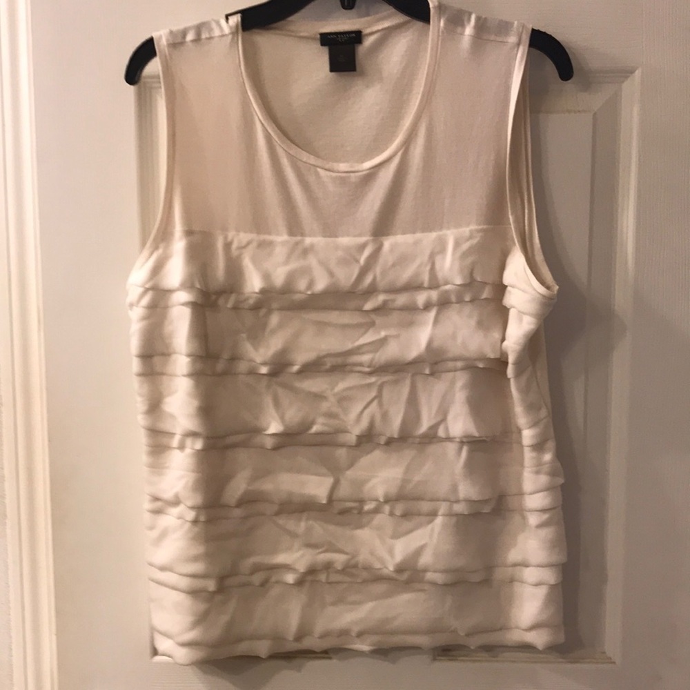 Ann Taylor sleeveless blouse